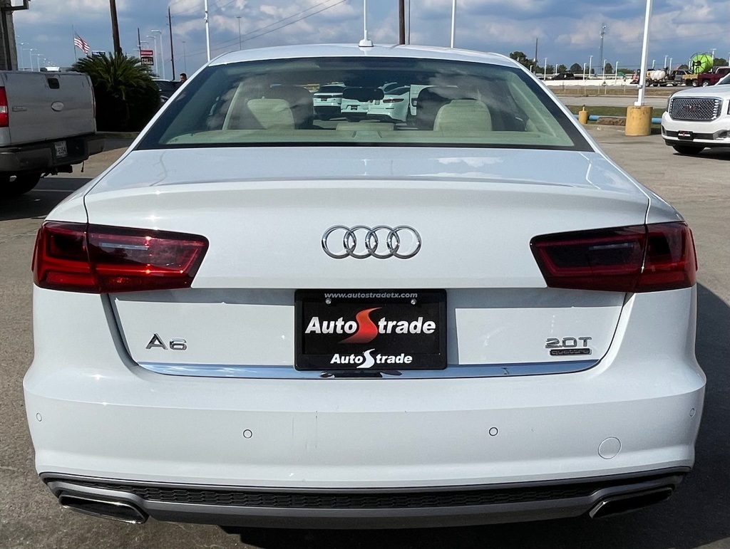 2016 Audi A6 2.0T Premium Plus White at Bayway Cadillac Southwest