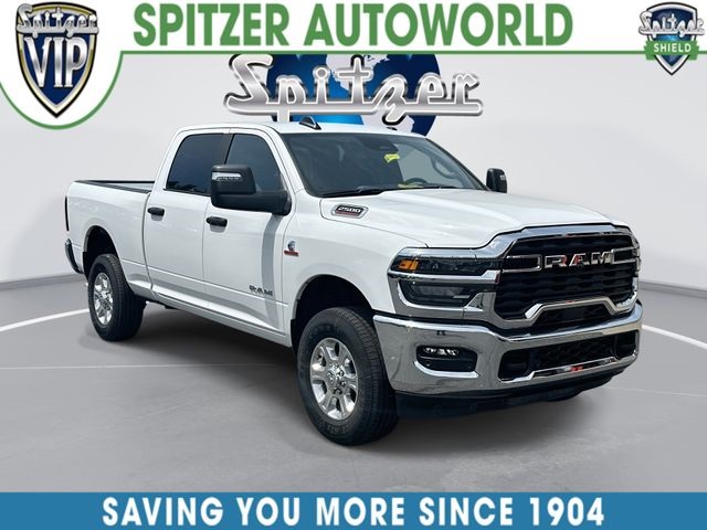 Bright White Clearcoat 2025 RAM 2500 Pickup Truck Four-Wheel Drive 8-Speed Automatic