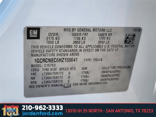 Used Car 2017 Chevrolet Silverado 1500  Wt For Sale Under $25,000 In San Antonio, Texas