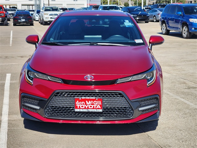 2022 Toyota Corolla SE Red at Durrett Motor Company