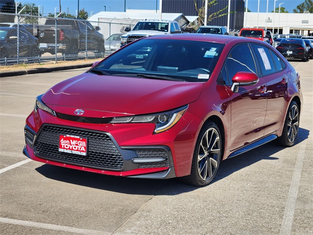 2022 Toyota Corolla SE Red at Durrett Motor Company