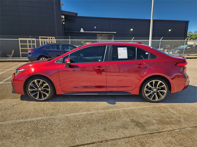 2022 Toyota Corolla SE Red at Durrett Motor Company