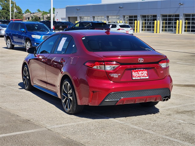 2022 Toyota Corolla SE Red at Durrett Motor Company