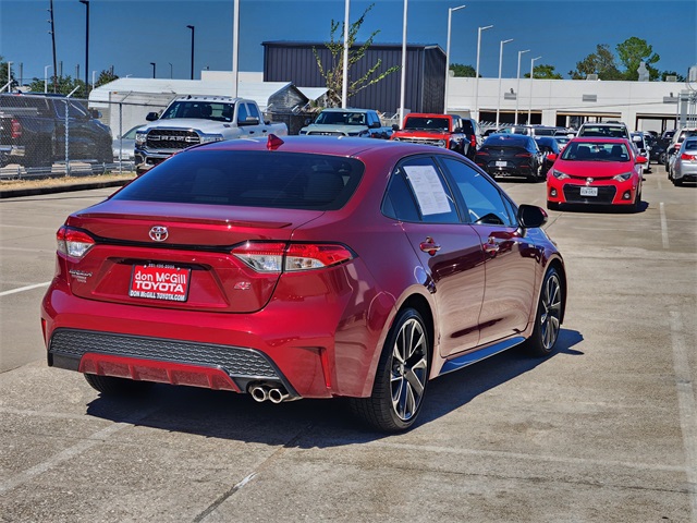 2022 Toyota Corolla SE Red at Durrett Motor Company