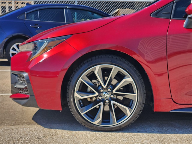 2022 Toyota Corolla SE Red at Durrett Motor Company