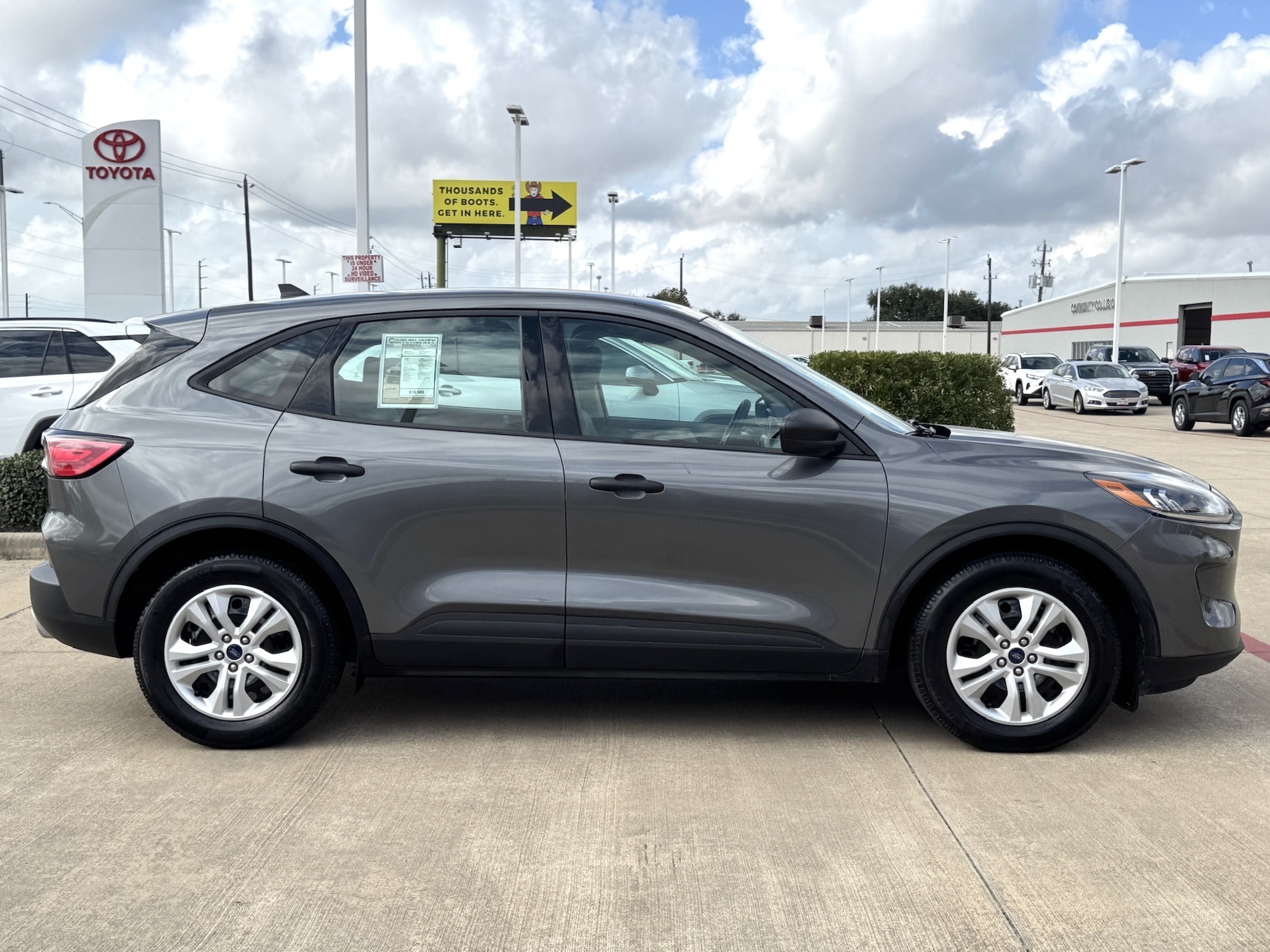 2022 Ford Escape S Gray at DeMontrond Ford