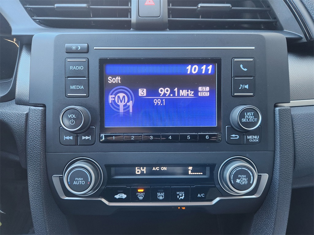 2017 Honda Civic LX White at Emmons Autoplex