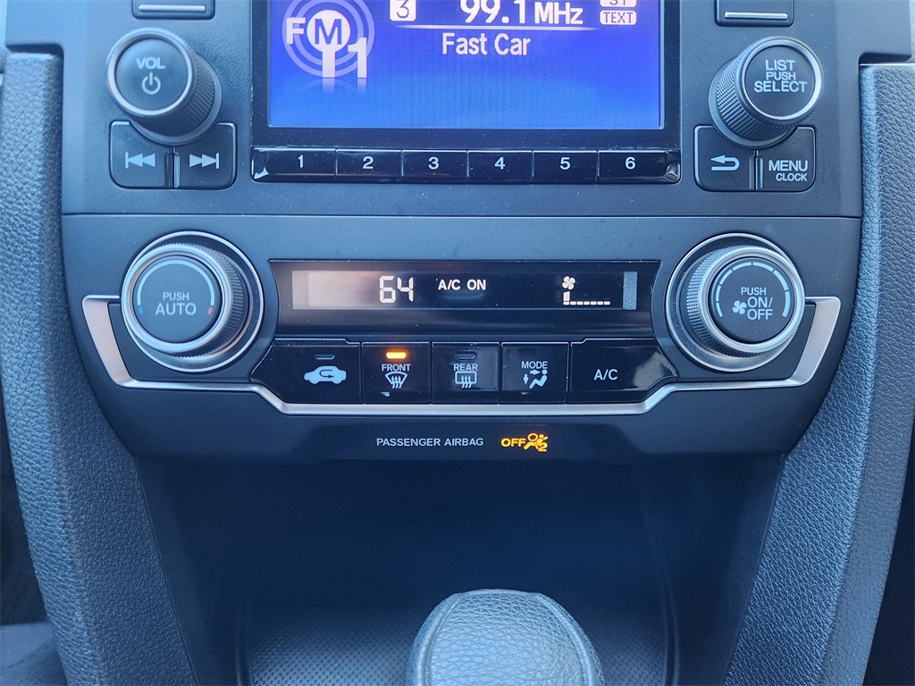 2017 Honda Civic LX White at Emmons Autoplex