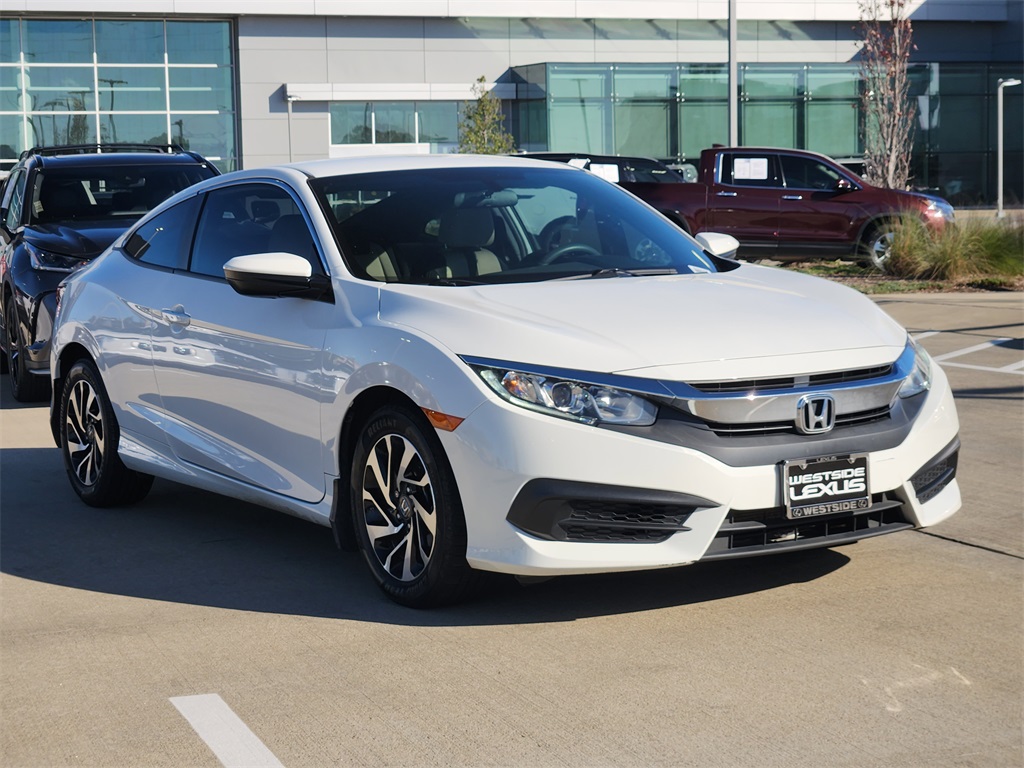 2017 Honda Civic LX White at Emmons Autoplex