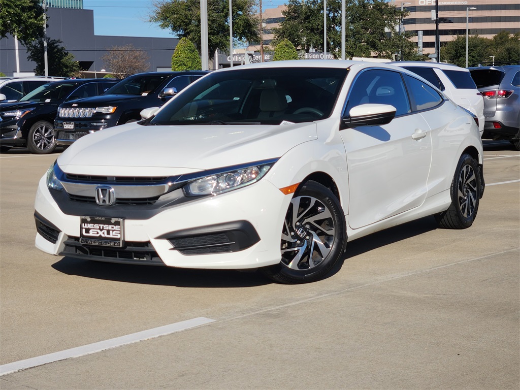 2017 Honda Civic LX White at Emmons Autoplex
