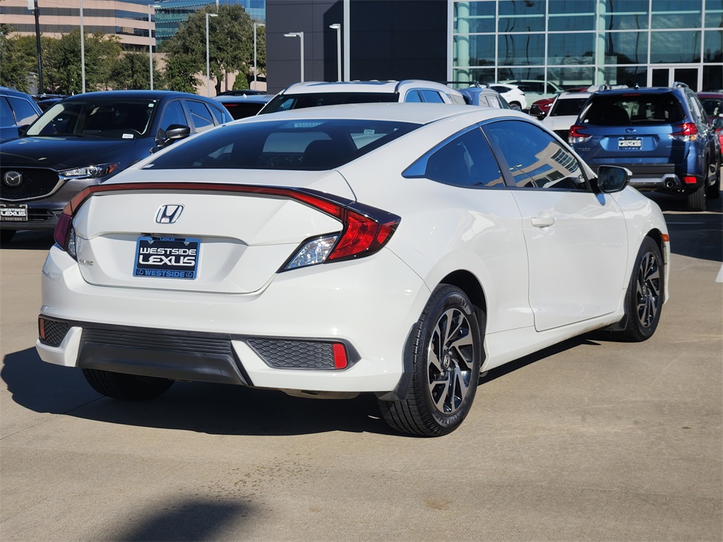2017 Honda Civic LX White at Emmons Autoplex