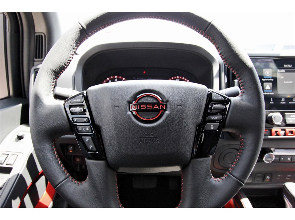 2025 Nissan Frontier PRO-X White at Central Houston Nissan