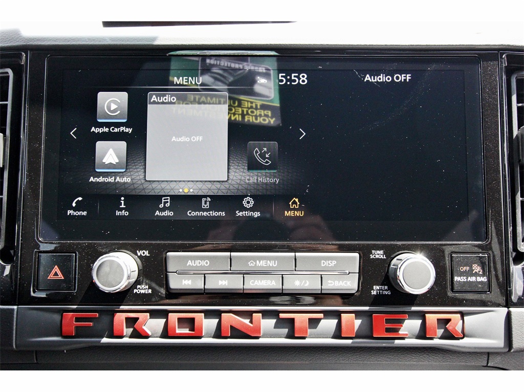 2025 Nissan Frontier PRO-X White at Central Houston Nissan