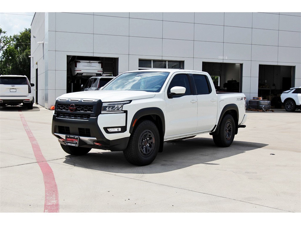 2025 Nissan Frontier PRO-X White at Central Houston Nissan