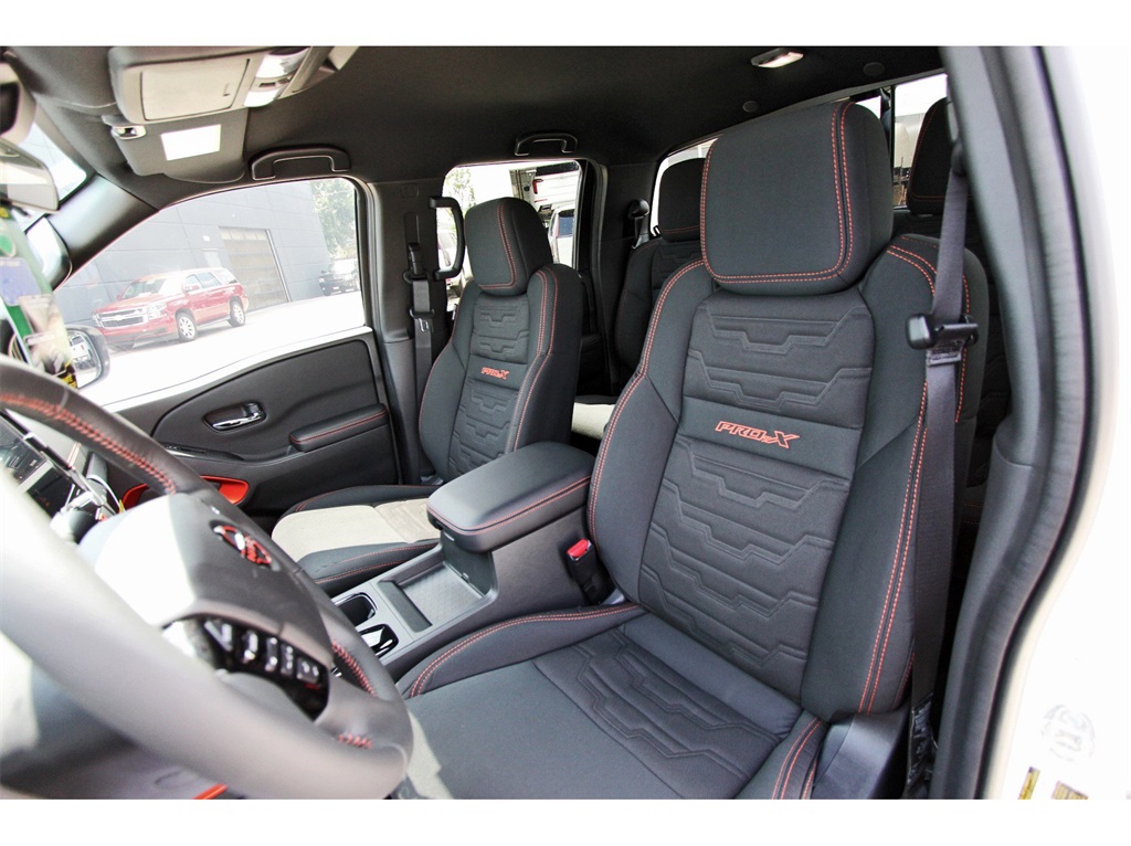 2025 Nissan Frontier PRO-X White at Central Houston Nissan