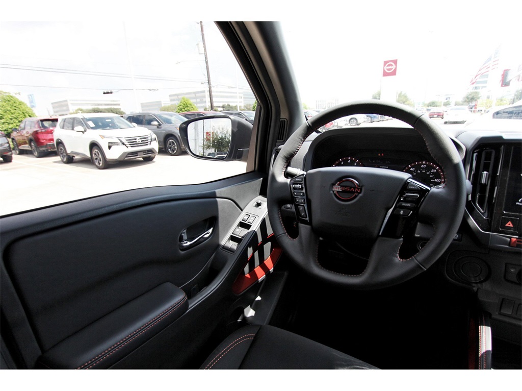 2025 Nissan Frontier PRO-X White at Central Houston Nissan