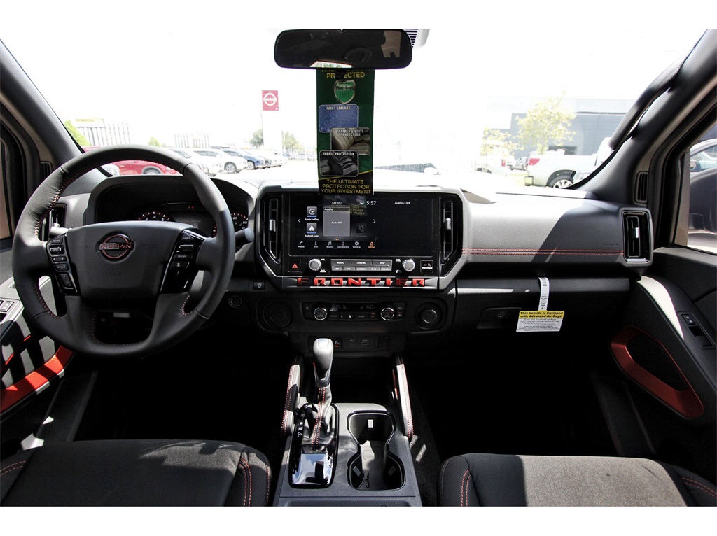 2025 Nissan Frontier PRO-X White at Central Houston Nissan