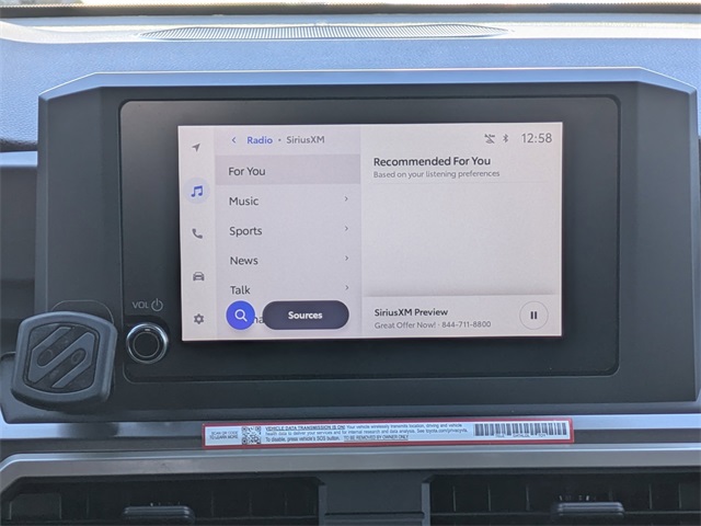 2025 Toyota Tacoma SR5 Black at Davis Toyota of Orangeburg