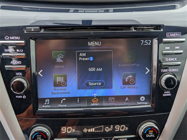 2017 Nissan Murano SV Silver at Don McGill Toyota