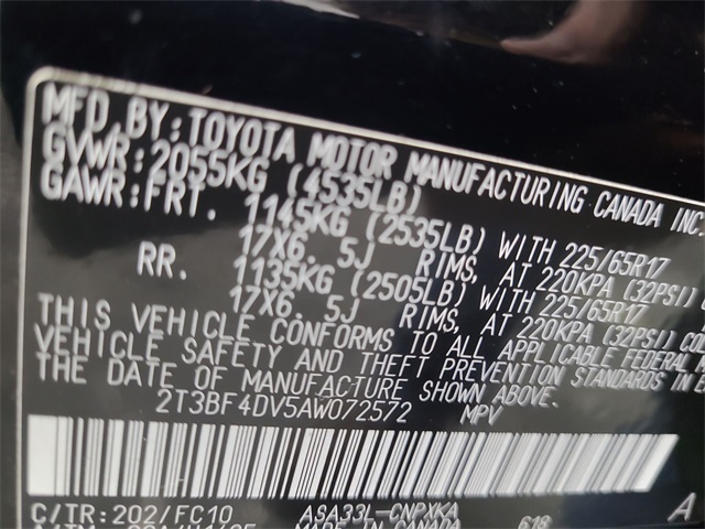 2010 – Toyota – RAV4