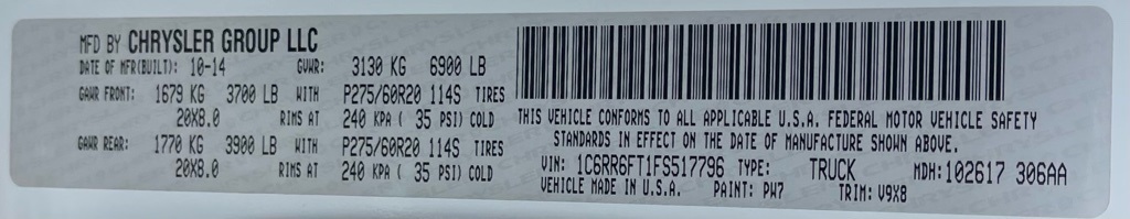 2015 Ram 1500 Express White at DeMontrond Auto Country