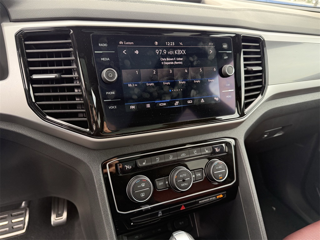 2022 Volkswagen Atlas Cross Sport 3.6L V6 SEL Premium R-Line Gray at DeMontrond Auto Country