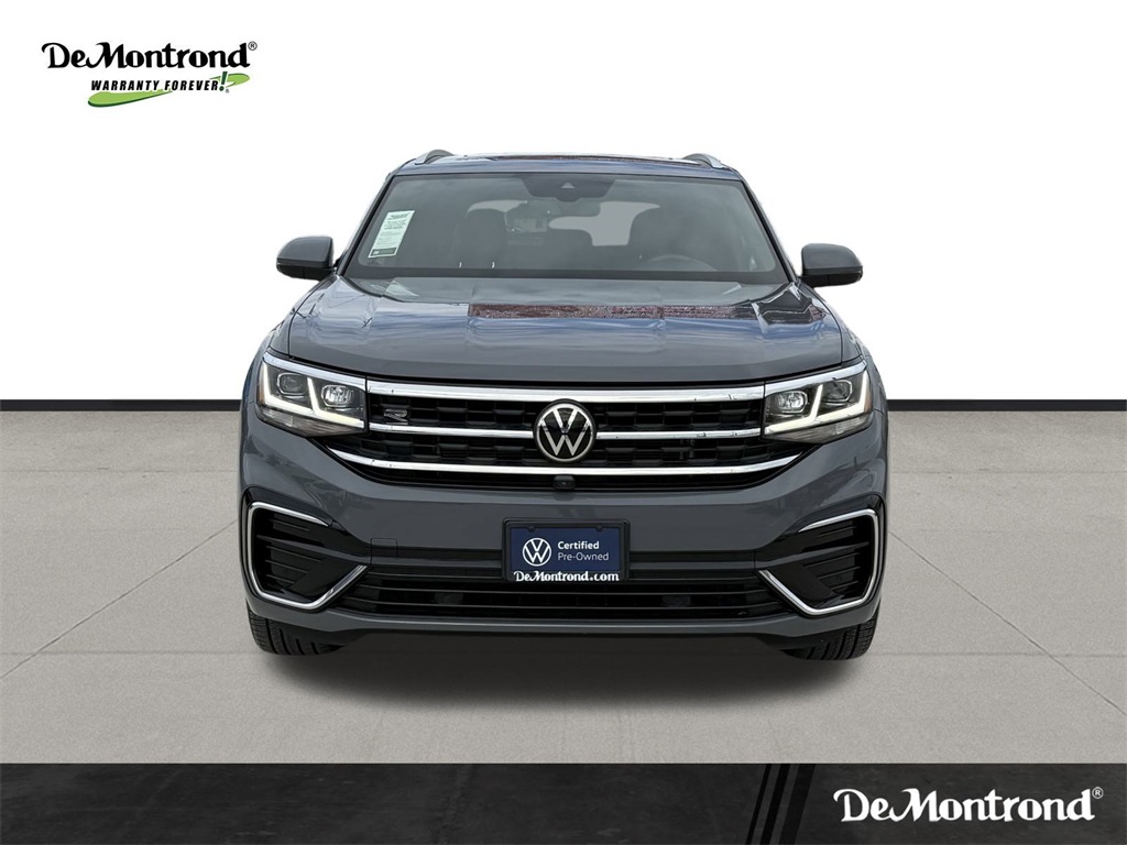 2022 Volkswagen Atlas Cross Sport 3.6L V6 SEL Premium R-Line Gray at DeMontrond Auto Country