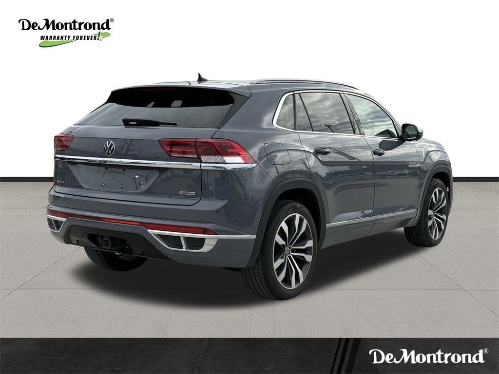 2022 Volkswagen Atlas Cross Sport 3.6L V6 SEL Premium R-Line Gray at DeMontrond Auto Country