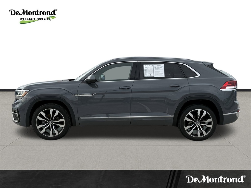 2022 Volkswagen Atlas Cross Sport 3.6L V6 SEL Premium R-Line Gray at DeMontrond Auto Country