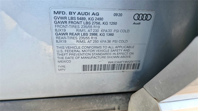 2021 Audi Q5
