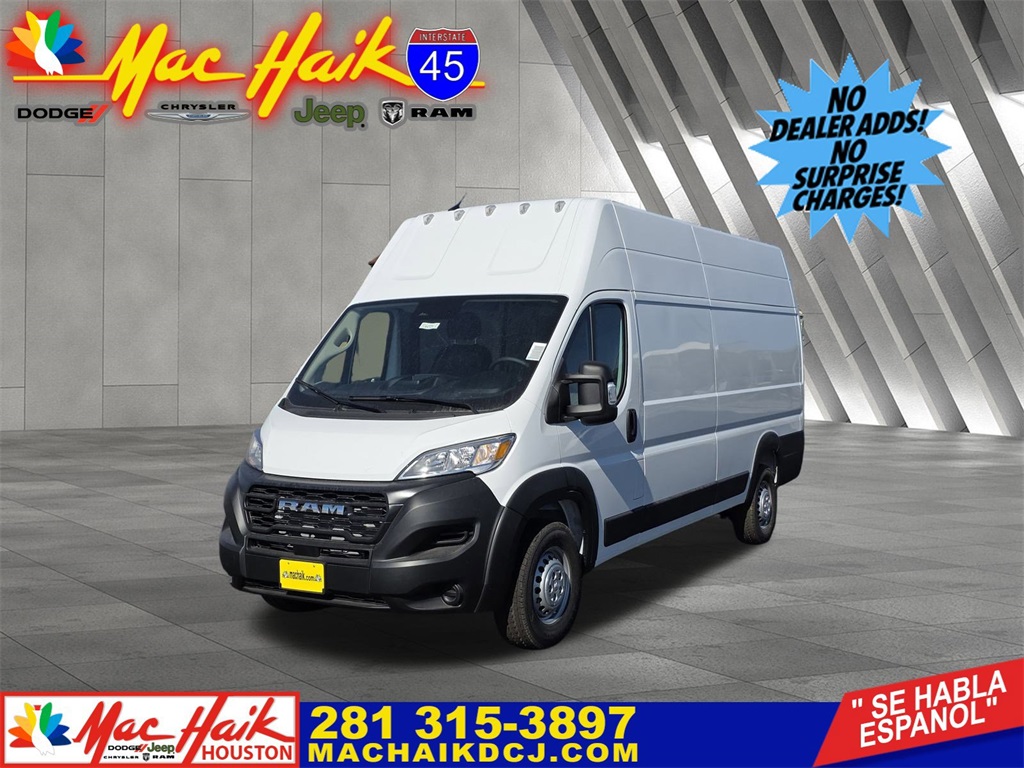2026 Ram ProMaster 3500 Super High Roof White at Bayshore Chrysler Jeep Dodge Ram
