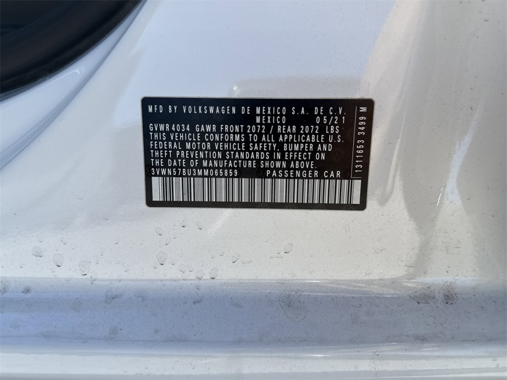 2021 Volkswagen Jetta R-Line White at Autostrade