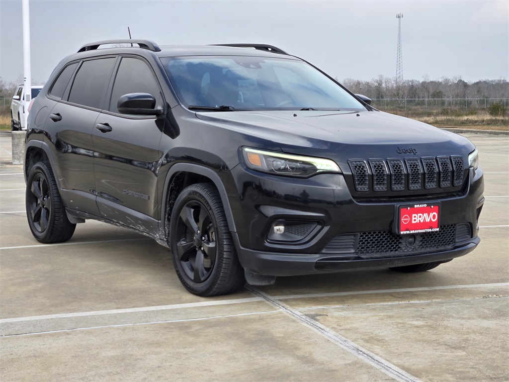 2021 Jeep Cherokee Altitude Black at AutoSavvy Houston Southwest