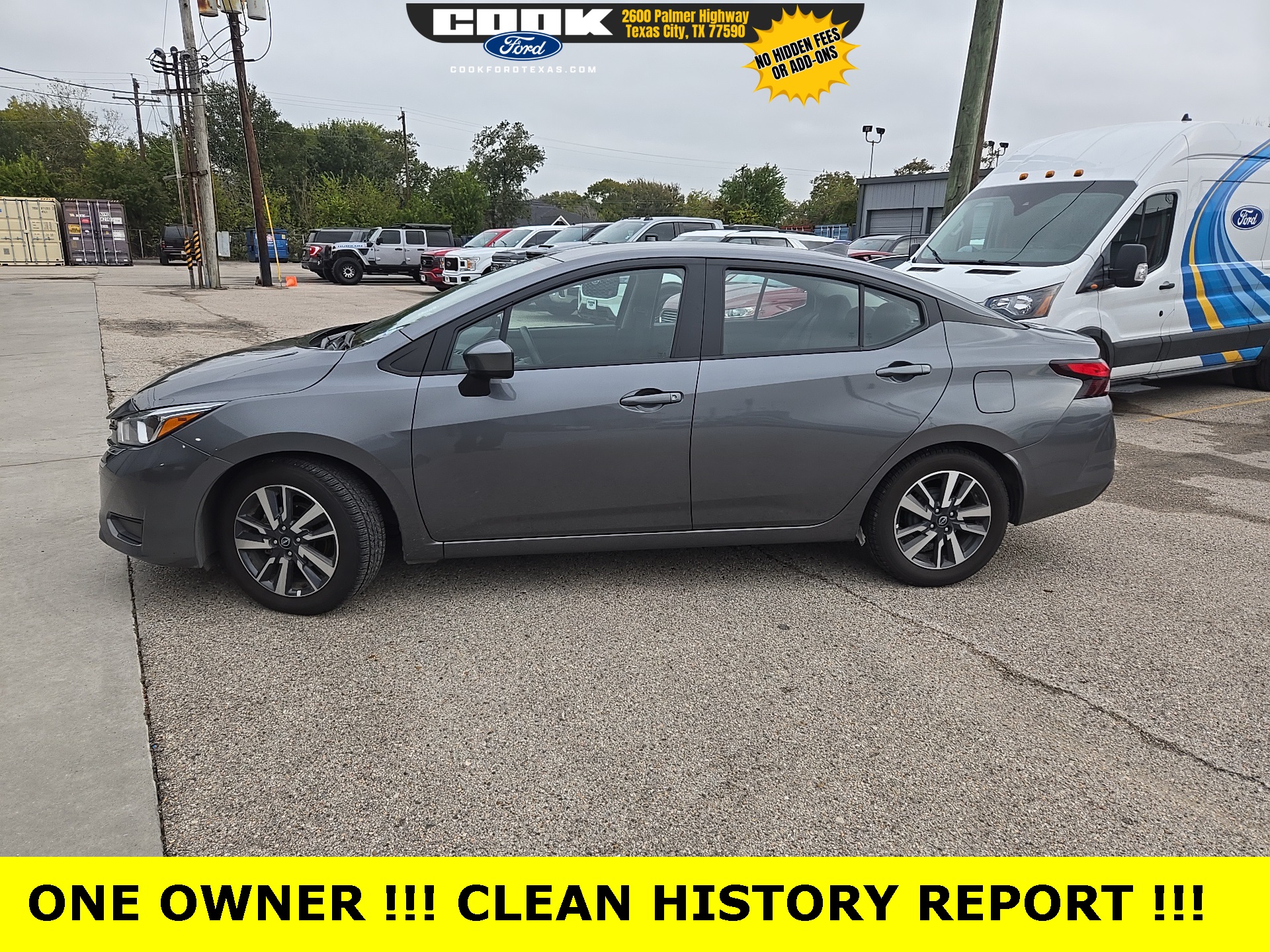 2023 Nissan Versa 1.6 SV Gray at Cook Ford