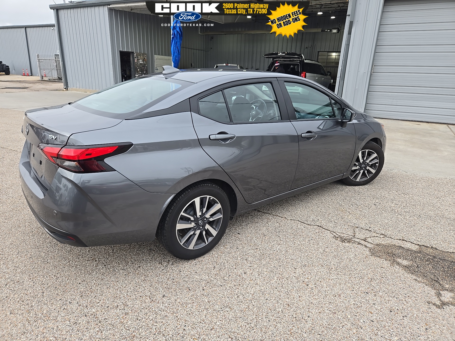 2023 Nissan Versa 1.6 SV Gray at Cook Ford