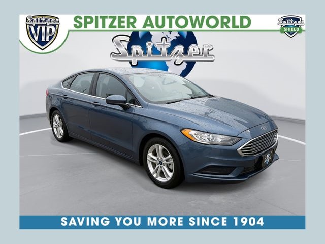 Blue Metallic 2018 Ford Fusion SE Sedan Front-Wheel Drive 6-Speed Automatic