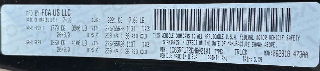 2019 Ram 1500 Laramie Black at Classic Chevrolet Galveston