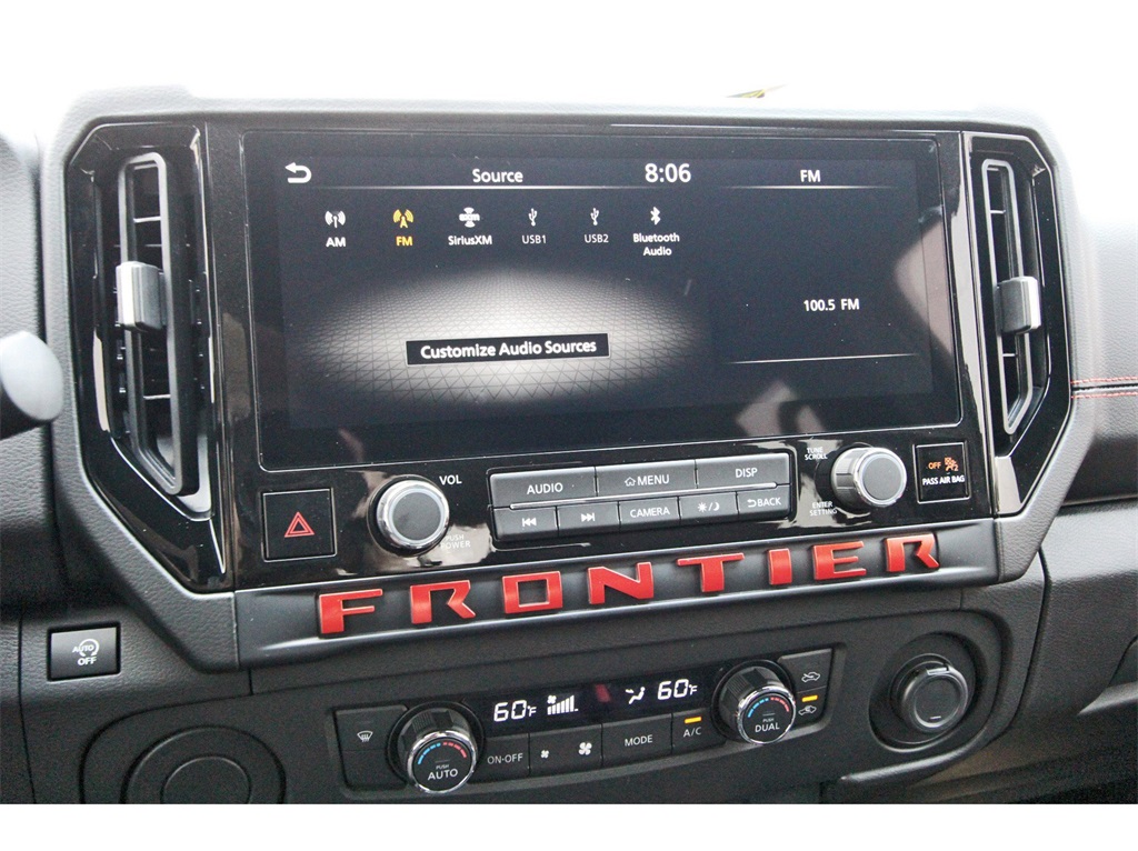 2025 Nissan Frontier PRO-X Orange at Bravo Nissan