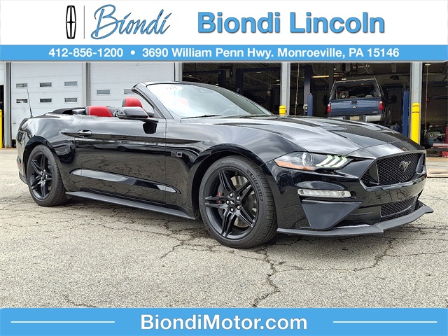Shadow Black 2018 Ford Mustang GT Premium Convertible RWD Convertible Rear-Wheel Drive Automatic