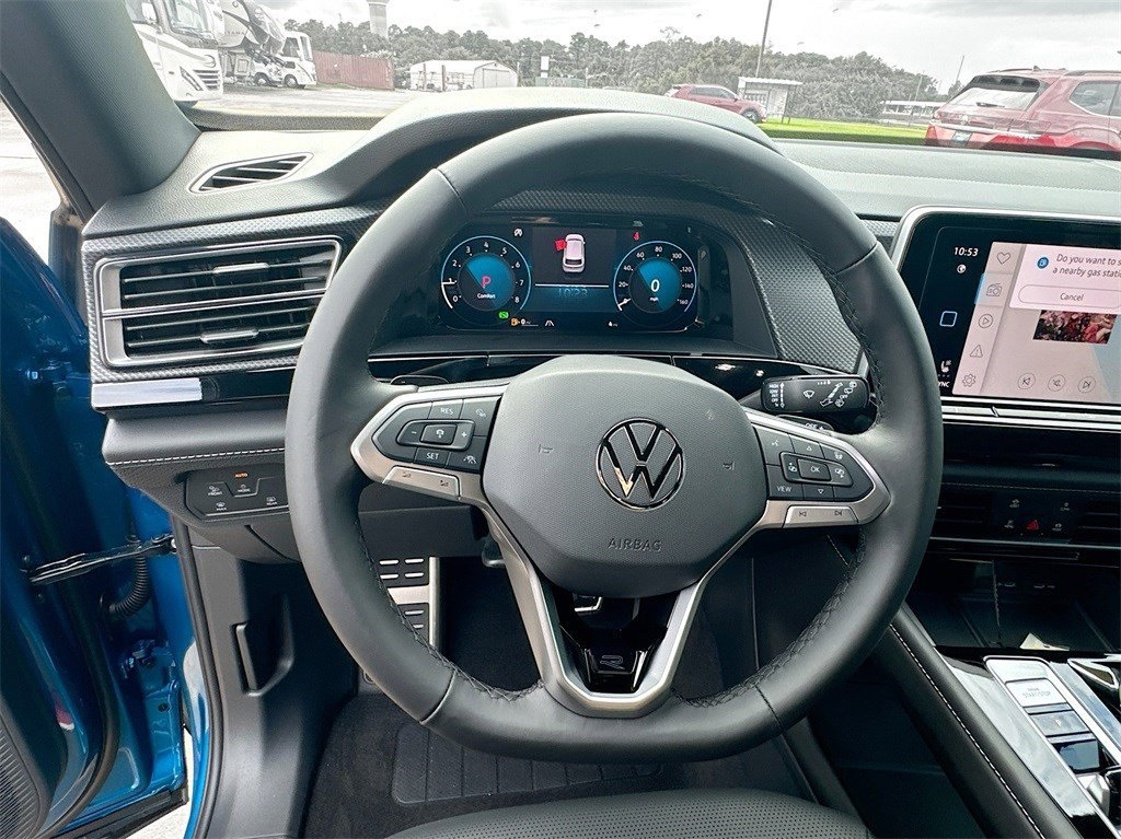 2024 Volkswagen Atlas Cross Sport 2.0T SEL R-Line Blue at DeMontrond Automotive Group