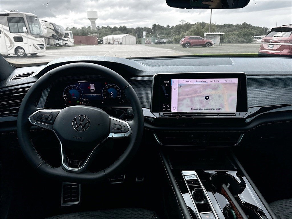 2024 Volkswagen Atlas Cross Sport 2.0T SEL R-Line Blue at DeMontrond Automotive Group