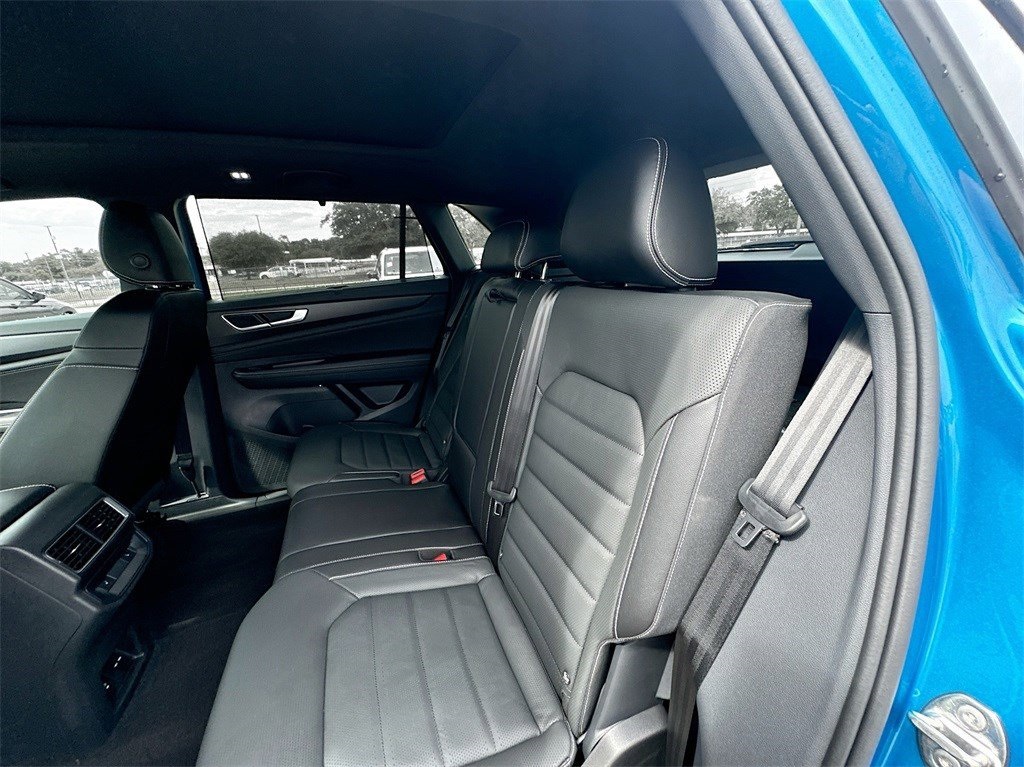 2024 Volkswagen Atlas Cross Sport 2.0T SEL R-Line Blue at DeMontrond Automotive Group