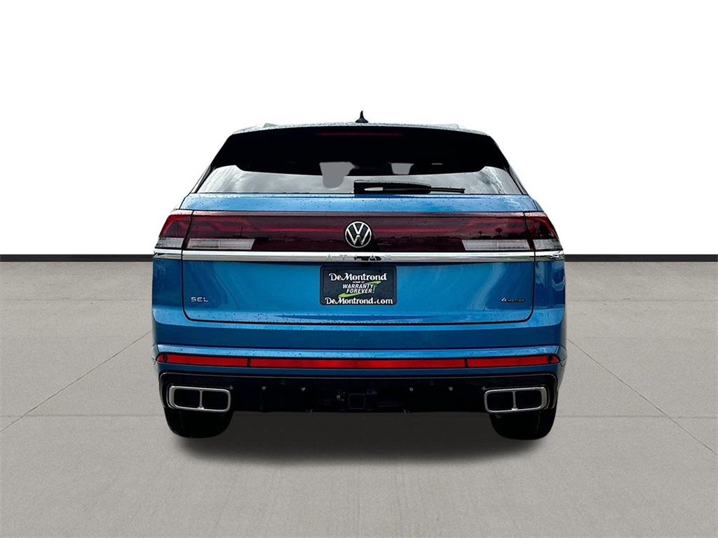 2024 Volkswagen Atlas Cross Sport 2.0T SEL R-Line Blue at DeMontrond Automotive Group