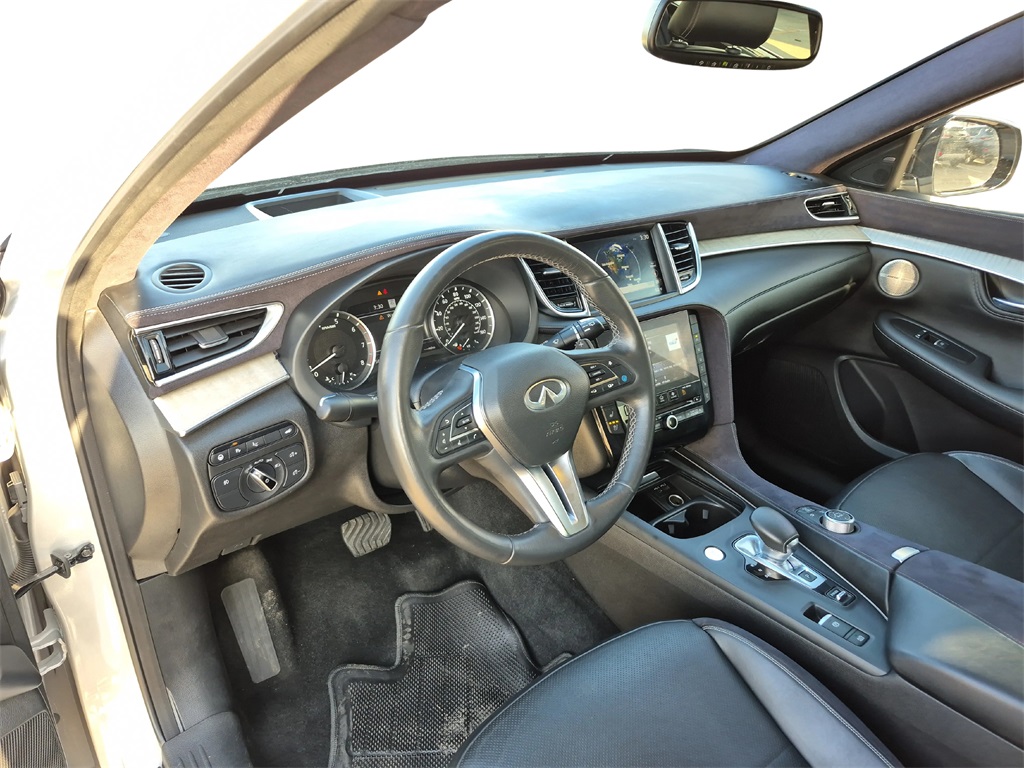 2021 INFINITI QX50 Autograph Silver at Gullo Toyota