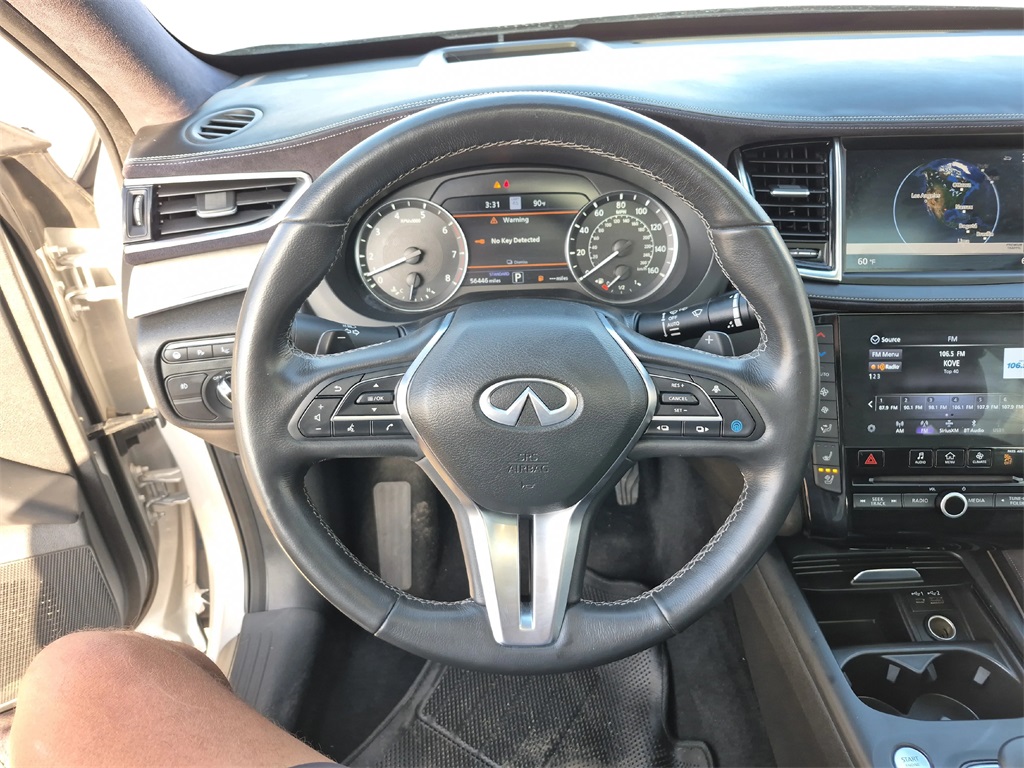 2021 INFINITI QX50 Autograph Silver at Gullo Toyota