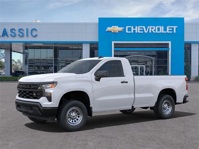 2025 Chevrolet Silverado 1500 WT White at Monument Chevrolet