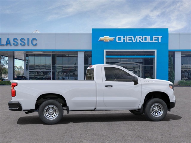 2025 Chevrolet Silverado 1500 WT White at Monument Chevrolet