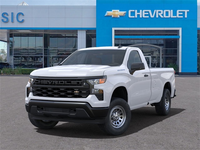 2025 Chevrolet Silverado 1500 WT White at Monument Chevrolet