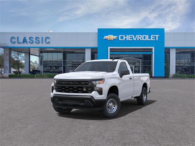 2025 Chevrolet Silverado 1500 WT White at Monument Chevrolet