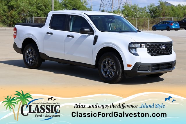 2025 Ford Maverick XLT White at Classic Ford Galveston